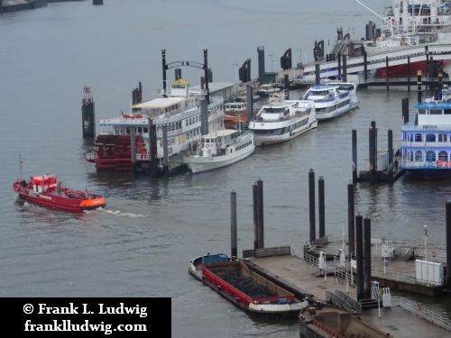 Hamburg - Aussicht vom Elbphilharmonie Plaza